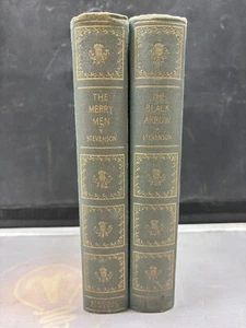 Robert Louis Stevenson 1930 hardcover Balmoral Edition Lot Of 2 - G3JR - Imagen 1 de 14
