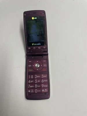 Teléfono abatible LG Wine 2 UN430 (US Cellular) 3G - Rojo PROBADO Y FUNCIONA Foto 1 de 3