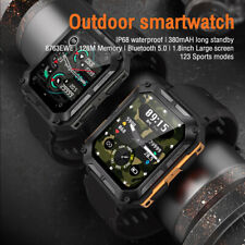 Smart Watch 1,83" schermo HD uomo sport smartwatch IP68 impermeabile chiamata Bluetooth