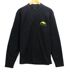 Zorrel Men's Casual Activewear Black Live Strong Logo Half Zip Sweater Size XL - Picture 1 of 10