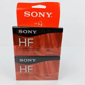 Sony HF 90 min Audio Cassette Tapes High Fidelity Neu Leer Versiegelt 2 Stück - Bild 1 von 4