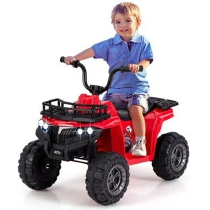 6V Battery Kids Ride On Electric ATV w/ LED Headlight & 20° Steering Angle Range - Picture 1 of 11