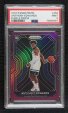 2020-21 Panini Prizm Purple 15/99 Anthony Edwards #258 PSA 9 MINT Rookie RC