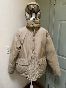 Woolrich Vintage Goose Down distressed vintage Puffer Parka Jacket Men’s XL - Picture 1 of 7