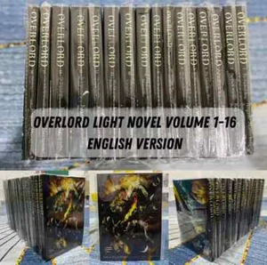 OVERLORD Light Novel Band 1-16 englische Version von Kugane Maruyama DHL EXPRESS! - Bild 1 von 20