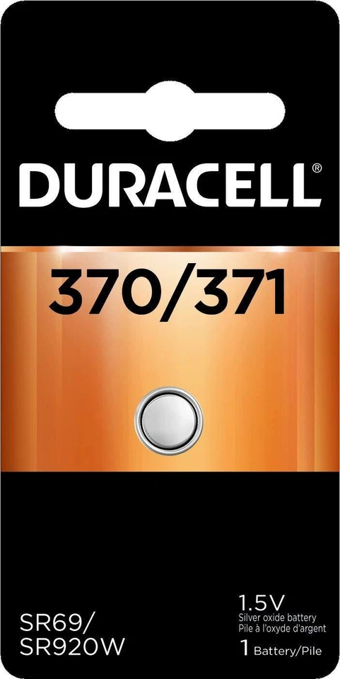 1 Duracell 370 371 SR920SW D371 D370 LR920 LR921 AG6 Battery - Image 1 of 1