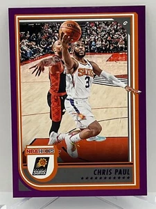 2022-23 Panini HOOPS Basketball Purple Card #165 Chris Paul Phoenix Suns - Picture 1 of 2