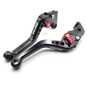 Short Black Clutch & Brake Lever Set For Yamaha YZF-R6 2005-2016 - Picture 1 of 5