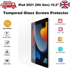 Ultra Slim Tempered Glass Screen Protector for New iPad 9th Gen (2021) 10.2 inch