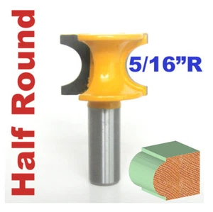 1-pc 1/2" Shanks 5/16" Radius Half Round Bullnose Router Bit  sct-888 - Picture 1 of 8
