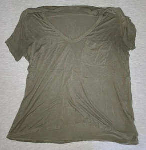Blusa Mujer Lush Manga Corta Verde Fina XS - Imagen 1 de 4