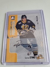 2005-06 MATT PELECH  ITG HEROES AND PROSPECTS AUTO CARD SARNIA STING OHL.