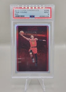 TRAE YOUNG 2018 PANINI Chronicles Studio Red /149 #298 PSA 9 Rookie RC Hawks  - Picture 1 of 3