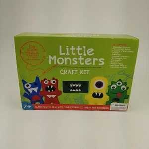 Little Monsters Beginners Sewing Craft Kit 5 Sewing Projects for Kids - Picture 1 of 12
