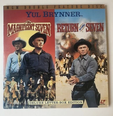 MGM Double Feature Disc Yul Brynner In The Magnificent Seven...(Laser Videodisc) - Image 1 of 4
