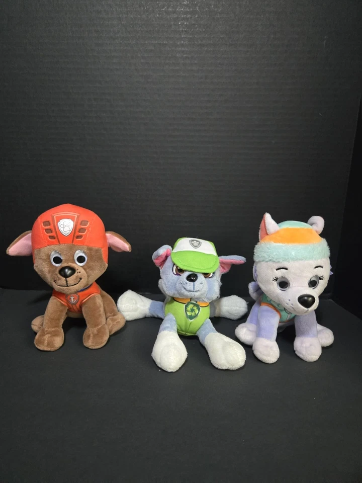 Lote de 3 Paw Patrol Rocky, Everest y Zuma 8" *Ver fotos* Foto 1 de 4
