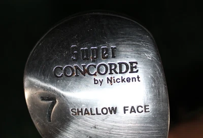 Super Concorde Shallow Face Nickent RH 7 Wood 24 Degree Loft Low Torque Flex R - Image 1 of 4