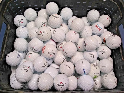 100 pelotas de golf Callaway Diablo 3A/4A blancas usadas/usadas (8 docenas +4 extra) Foto 1 de 4