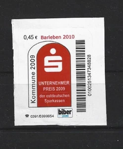 Biber Post Magdeburg Kommune 2009 Barleben 1 Wert ** - Picture 1 of 1