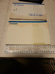 HYUNDAI SONATA SERVICE & OWNERS MANUAL WITH SLEEVE USED - Imagen 1 de 3