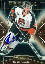 Jay Bouwmeester autographed Hockey Card Medicine Hat Tigers 2000 Upper Deck #C5