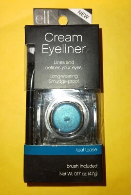 e.l.f. Cream Eyeliner Teal Tease 0.17 Ounce Elf-FREE Shipping - Image 1 of 3