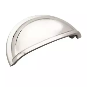 Confezione 2 tazze Amerock BP5301026 cromo lucido 3" centro-centro tazza armadio estraibile - Foto 1 di 8