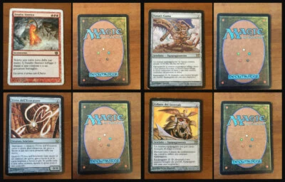 MAGIC TCG MTG Lot 4 RARE Kusari Gama. KABUTO. UOVO DELL'EVOCATORE, Assalto sismi - Immagine 1 di 4