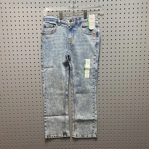 Boys Vintage Straight Leg Acid Wash Demin Blue Jeans Sz 8 NWT Wonder Nation - Picture 1 of 7