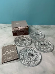 Godinger Dublin Shannon Crystal Set of 4 Coasters New - Picture 1 of 1