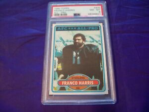 1980 TOPPS FOOTBALL #400 FRANCO HARRIS (STEELERS) PSA 8