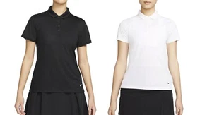 Nike Women's Golf Dri-Fit Victory Short Sleeve Polo - Picture 1 of 12