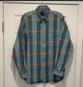 Acorn by Bob Goldfeder Flannel Cotton Shirt Men's M - Picture 1 of 11