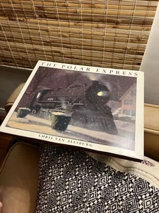 Early BOMC Edition of The Polar Express by Chris Van Allsburg 1985 HC DJ Rare - Picture 1 of 16