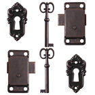 Box Locks Latches Antique Lock Key Cabinet Vintage Locks Keys Jewelry Boxes