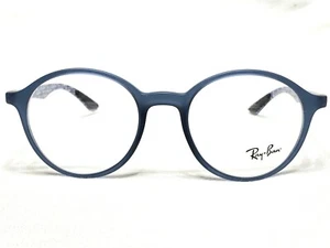NEW Ray Ban RB8904 5262 Mens Blue & Black Carbon Fiber Eyeglasses Frames 50/20 - Picture 1 of 6