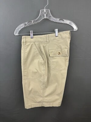 Shorts femininos Style & Co marrom/caqui bolsos frontais e traseiros frente plana para área externa tamanho 10 - Imagem 1 de 4