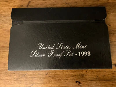 1998 United States mint silver proof set. Ultra Cameo Set.  - Image 1 of 4