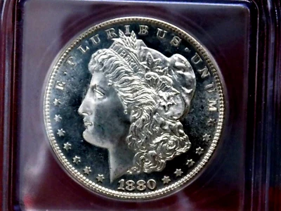 MORGAN SILVER DOLLAR 1880/79 S ICG MS 64+++ LOOKS PL TOP 100 VAM WOW COIN CAMEO - Image 1 of 4