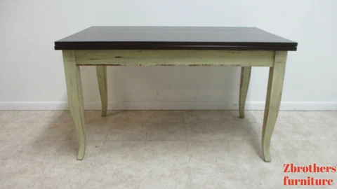 Restoration Hardware Butterfly Dining Room Table rustic Italian farm house Cover