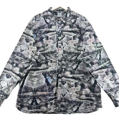 Marc Ecko Cut & Sew Men's Size 2XL Camouflage Long Sleeve Casual Shirt - Image 1 of 4