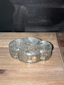 Libbey Vintage Obstgarten 7" Obst Deckel Süßigkeiten Schale - Bild 1 von 5