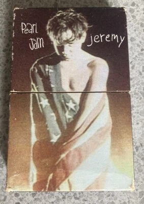 Pearl Jam Jeremy / Alive (live) Cassette Tape RARE Cigarette Style Box Ten 1992 - Image 1 of 4