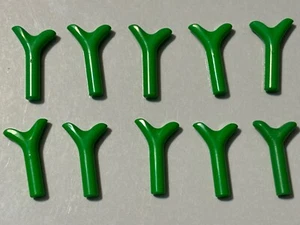 LEGO Carrot Top Plant ~Bright Light Green ~ Part 33183 ~ Lot of 10 ~ - Picture 1 of 1