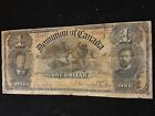 Canada 1 Dollar 1898, Dc-13b Dominion, Sign: Courtney, Series J 853457 - B