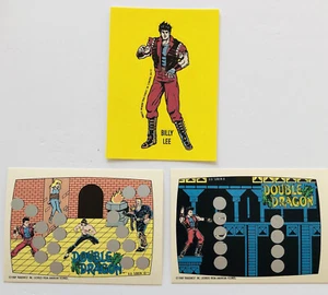 1989 Double Dragon Topps Nintendo Sticker card, Billy Lee, Screen 8 And 10 Rare! - Picture 1 of 2