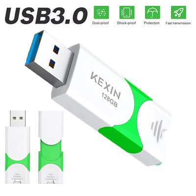 128GB USB 3.0 Flash Drive Thumb Drive Memory Stick for Data Storage Backup - Image 1 of 4