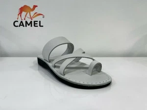 Men's women's Jesus Sandals Genuine Leather Handmade From Holy-land - Picture 1 of 4