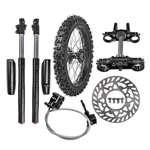 Front Forks Triple 17" Wheel 70/100-17 Tire For Pit Bike Apollo 140cc 110 150cc - Picture 1 of 9
