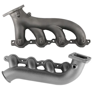 Pair Turbo Exhaust Manifold Header for Chevy Silverado for GMC Sierra LS 5.3 4.8 - Picture 1 of 12